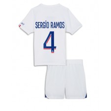 Paris Saint-Germain Sergio Ramos #4 Tredjedraktsett Barn 2022-23 Kortermet (+ korte bukser)